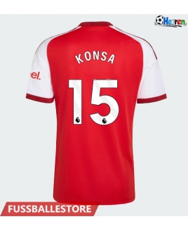 Günstige Arsenal Ezri Konsa #15 Heimtrikot 2026-27 Kurzarm